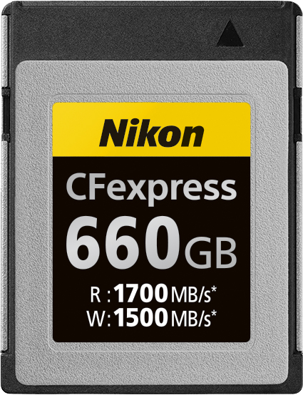 尼康發(fā)布 CFexpress 存儲卡 MC-CF660G：660GB 大容量，可達 1700 MB/s