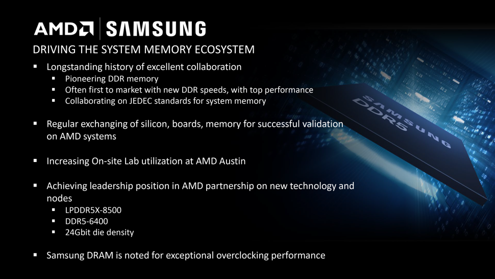 AMD 與三星探討新款 DDR5 內(nèi)存，LPDDR5X-8500 值得期待