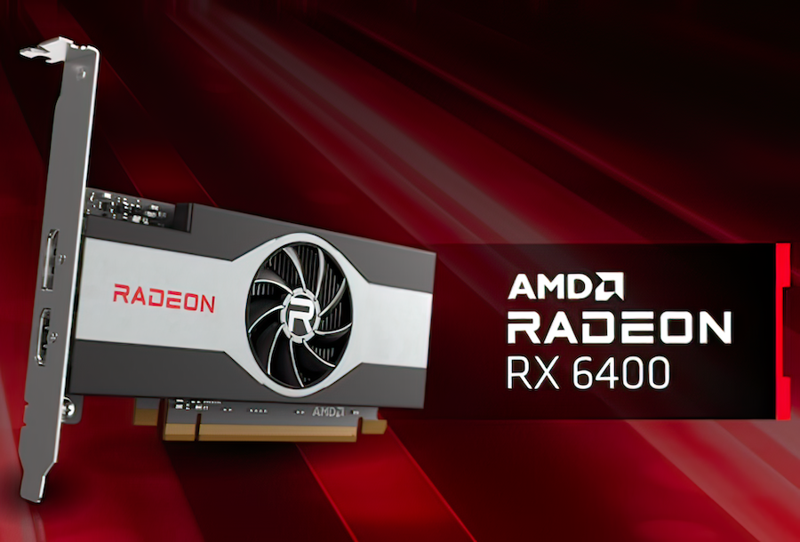 AMD RX 6400 顯卡測試出爐:GTX 1650 水平