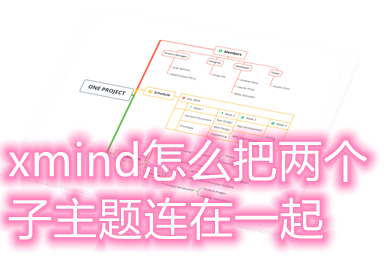 xmind怎么把兩個子主題連在一起 xmind把兩個子主題連在一起的方法