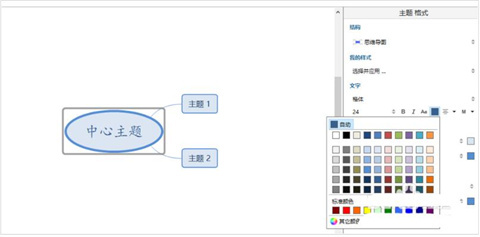 xmind怎么改變部分字體顏色 xmind改變部分字體顏色的方法