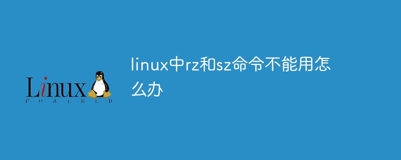 linux中rz和sz命令不能用怎么辦