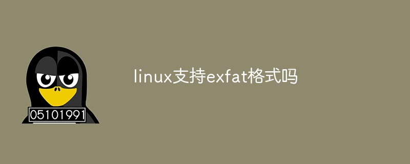 linux支持exfat格式嗎