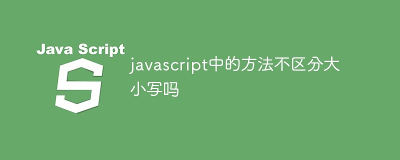 javascript中的方法不區(qū)分大小寫嗎