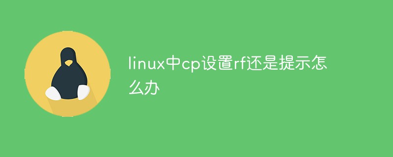 linux中cp設(shè)置rf還是提示怎么辦