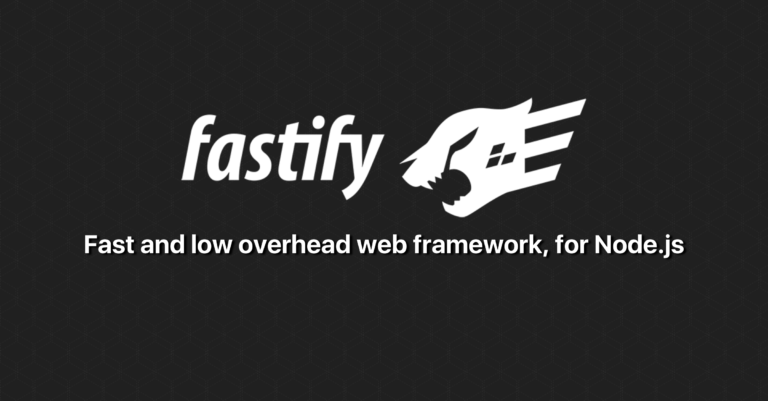 分享一個Nodejs web框架：Fastify