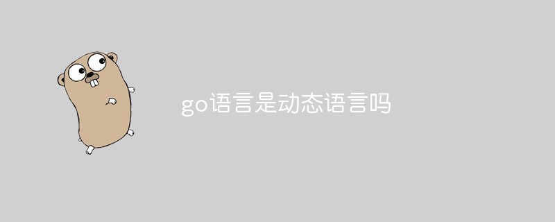 go語言是動態(tài)語言嗎