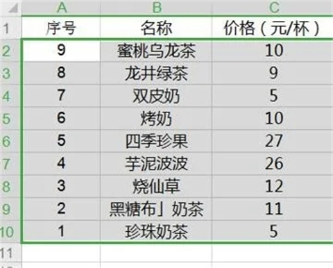 降序排序怎么設(shè)置 excel中降序排序的設(shè)置方法