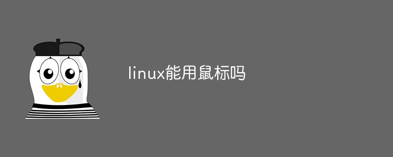 linux能用鼠標(biāo)嗎