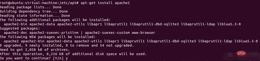 超細！Ubuntu20.04安裝Apache+PHP8環(huán)境