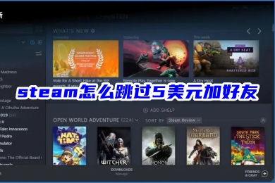 steam怎么跳過(guò)5美元加好友 steam解除5美元限制加好友的方法教程